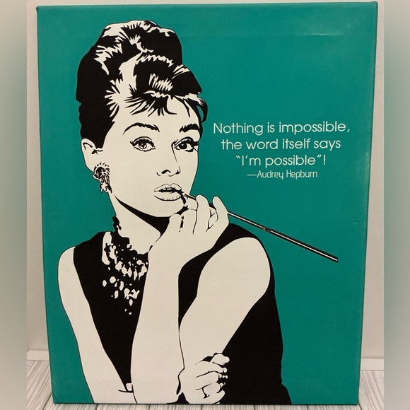 Audrey Hepburn Quote Canvas Art - Picture 6 of 7